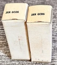 6CB6 Ge Jan Vacuum Tube. Lot Of 2!!. Fixed Price $11.99.