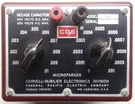 Vintage Cornell-dubilier Decade Capacitor Model CDB2. Fixed Price $35.00.