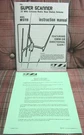 MS-119 Super Scanner Cb Beam Base Antenna Instruction Manual + Checkout Sheet. Fixed Price $19.85.