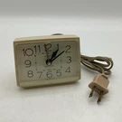 Westclox Electric Alarm Clock Tan Model 22190 Bold Ii Dialite Works Made In Usa. Fixed Price $14.95.