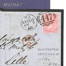 Gb Advert Leeds Duplex *illustrated Letterhead* Cover France 1860 Yorks MS2667. Fixed Price $93.26.