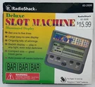 Radio Shack Deluxe Slot Machine Handheld Game 60-2698 New Box Never Opened. Fixed Price $17.95.