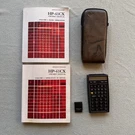 Hewlett Packard HP-41C Calculator + Original Case Quad Memory Owner Manuals. Fixed Price $200.00.