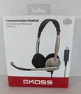 Koss CS100 Usb Communication Headset Boom Microphone (new Sealed). Fixed Price $23.00.