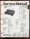 Technics SL-P1200 Cd Player Service Manual *original*. Fixed Price $74.97.