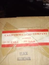 Aluminum Box Chassis Black Wrinkle 6 9 Calif. Co. CAB-5. Fixed Price $17.99.