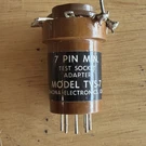 Pomona Electronics Pin Tube Test Socket Adapter TVS-7 California Usa Read!. Fixed Price $29.95.