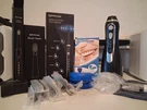Phylian Electric Toothbrush With 8 Replacement Brushes And Waterpik Flosser Set. Fixed Price $45.99.