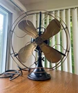16" Ge Two-star 4BB/BC Oscillating Fan, Type Ao Form R5. Beautiful And Works!. Fixed Price $550.00.