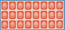 1940 Soviet Latvia Lettland Sheet With 24 Stamps 3 S. Sc. 2N45 Mnh 6841. Fixed Price $10.00.