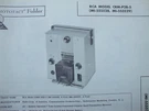 Original Sams Photofact Manual Rca CRM-P2B-5 (MI-55558, MI-555529) (538). Fixed Price $6.99.