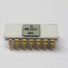 Vintage Motorola MC1007L Triple 3-INPUT Gates, White Ceramic, Gold Leads, 1978. Fixed Price $17.99.