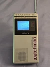 Vintage Sony Watchman FD-30A Portable Tv Am/fm Radio Silver Tested & Working. Fixed Price $37.35.