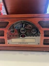 Crosley CR66 Turntable Record Cassette Radio Player Tested All Ports Works Great. Fixed Price $200.00.