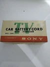 Sony DCC-2A Car Battery Cord With Stabilizer For Transistor Tv Japan Vintage. Fixed Price $45.98.