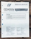 Sansui CD-X501I Player Service Manual *original*. Fixed Price $19.97.