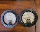 Vtg Pair Weston Electrical Model 301 Type 23 Panel Mount Decibel Meters. Fixed Price $75.00.