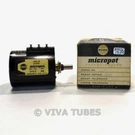 Nos Nib Vintage Borg 2201-B Micropot Potentiometer 500 Ohm Resistance. Fixed Price $34.95.