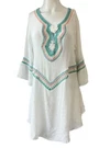 Princess Cruises Cover Up Tunic White Gauze Crochet Bell Sleeve Dress. Fixed Price $23.90.