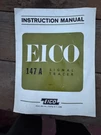 Eico 147A Signal Tracer Manual Only. Fixed Price $44.48.