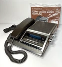 Vintage 7-4735 Fm/am Clock Radio Telephone Woodgrain W/manual, Euc. Fixed Price $129.99.