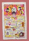 Fab 60S Tea Towel Memory Board Rowan & Martin's Laugh T.v. Show Rare. Fixed Price $89.00.