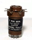 1 Pomona Pin Vacuum Tube Socket Saver Adapter Model TVS-7 Tested. Fixed Price $24.95.