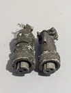 Vintage Itt Cannon 2 Pin Circular Connector Plug Lot Military Radio Aviation. Fixed Price $20.00.