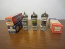Lot Of 3 12BZ7 Tubes - Ge Raytheon Akrad Hickok Tested. Fixed Price $15.00.