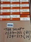 Bulk Boxes E.f. Johnson Ceramic Sockets 82 7-PIN 14 4-PIN Nos *96. Fixed Price $2040.00.