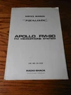 Realistic Apollo FM-90 Microphone System Service Manual. Fixed Price $35.00.
