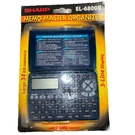Sharp EL-6800B Master Electronic Organizer Large 34KB Memory Line Display. Fixed Price $13.99.