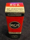 Vintage 6GJ7/ECF801 Rca Electron Tube Radiotron Nos Orig. Box Corporation. Fixed Price $5.00.