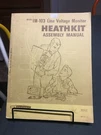 Rarer Vtg 1970 Heathkit Line Voltage Monitor Model IM-103 Assembly Manual. Fixed Price $50.00.