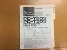 Pioneer Pd T503 303 403 Service Manual Original Repair Book Cd Disc Player. Fixed Price $28.88.