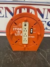 Vintage Snapit Stor-a-lite 25FT Retractable Extension Cord Reel W/ Light. Fixed Price $24.95.