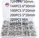 5X20MM 6X30MM Assorted Glass Fuses Box Quick Blow Fast Acting Tube Kit. Fixed Price $33.59.