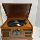 Crosley CR66 Turntable Record Cassette Radio Player Tested All Ports Works Great. Fixed Price $179.10.