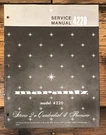 Marantz Model 4220 Receiver Service Manual *original*. Fixed Price $24.97.