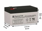 MA1000E Pak Napco Security Sla Sigmastek Battery Replacement. Fixed Price $16.79.