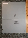 Hp Amplifier 450A Operating & Service Manual Original. Fixed Price $19.95.