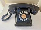 Vintage Bell System Western Electric Black Rotary Phone-model 302 W/ F1 Handset. Fixed Price $70.00.