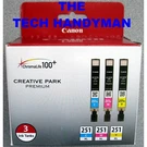 3-PACK Canon Genuine 251XL Color Ink (retail Box) MG6320 MG6350 MG6420 MG6620. Fixed Price $59.88.