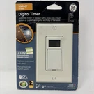 Ge 15086 Indoor In-wall Smart Digital Timer 7 Day Programmable Nos Sealed. Fixed Price $15.97.