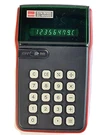Sharp Calculator Vintage Fluorescent Bubble Display Red Elsi Mate 8005S /. Fixed Price $6.99.