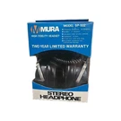 Mura SP-502 Dynamic Stereo Headphones Black & Silver Tested And Works Vtg 1970S. Fixed Price $24.95.