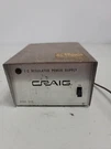 Vintage Craig Ic Regulated Power Supply Output 15V - 4A Model 9234.. Fixed Price $14.45.