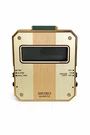 Vintage Seiko Quartz Dual Time Travel Alarm Clock Gold Tone Made Japan. Fixed Price $17.99.