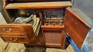 Vintage 1950S Magnavox Console Turntable Radio Cabinet. Fixed Price $300.00.