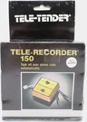 Vintage Tele-recorder Tapes Calls Automatically Nos. Fixed Price $14.00.